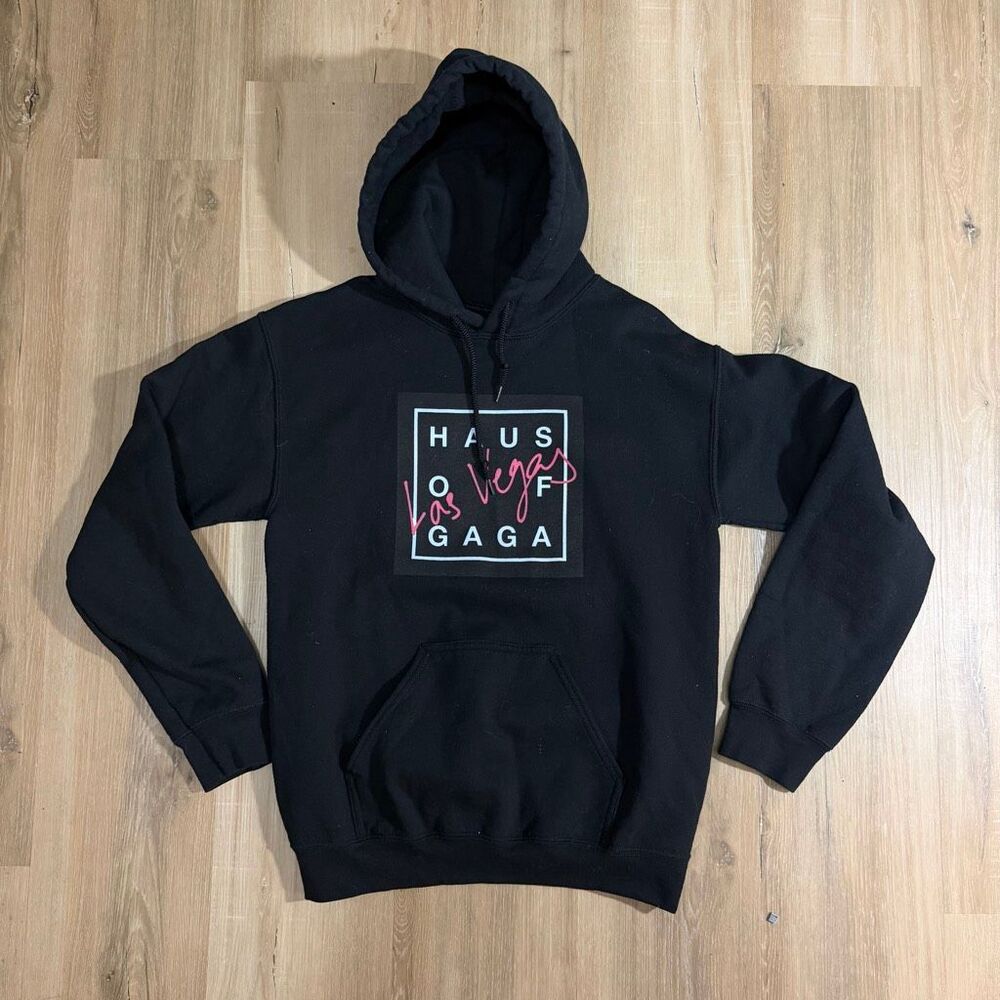 Lady Gaga Haus Of Gaga Black Hoodie Las Vegas Official Merch Sz S Electro Pop